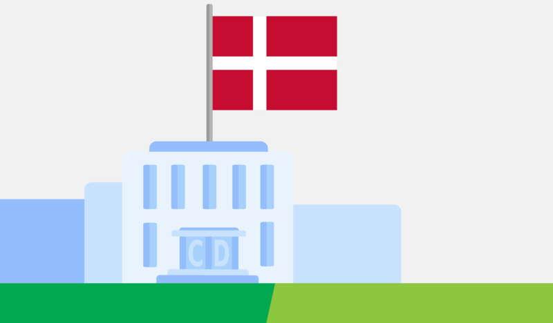 Budynek Konsulatu, Flaga Królestwa Danii